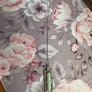 Sterling Silver and Jade Pendant Necklace 18”